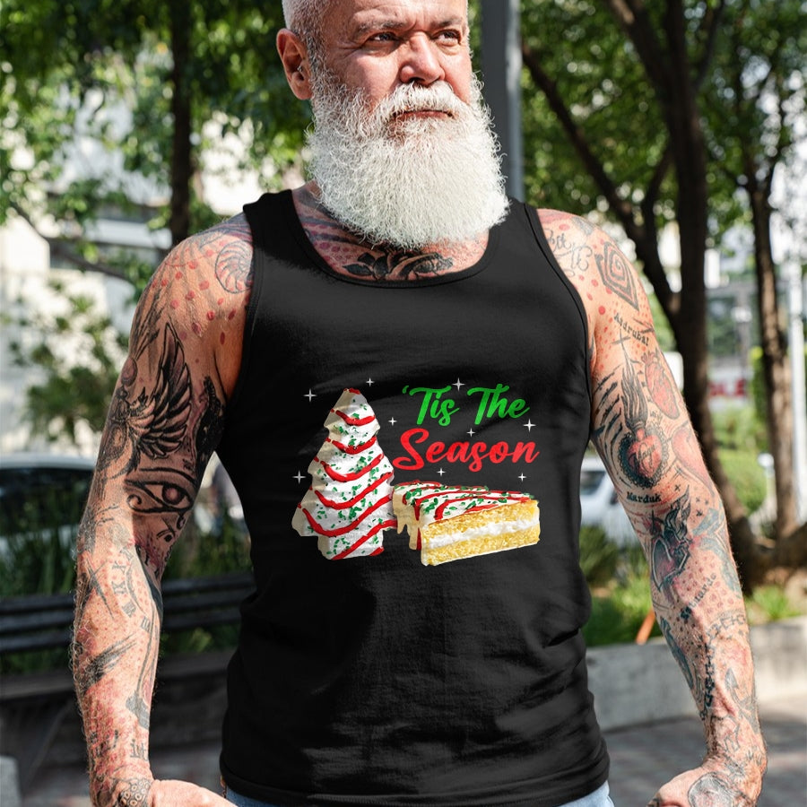 Funny Tis The Season Design Christmas Tree Cakes Debbie T-Shirt - Christmas Unisex T-Shirt/Hoodie/Sweatshirt - SNOW00