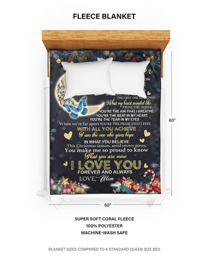 Special Gift For Your Daughter Blanket - From Mom (SKU-CHAU-B09)