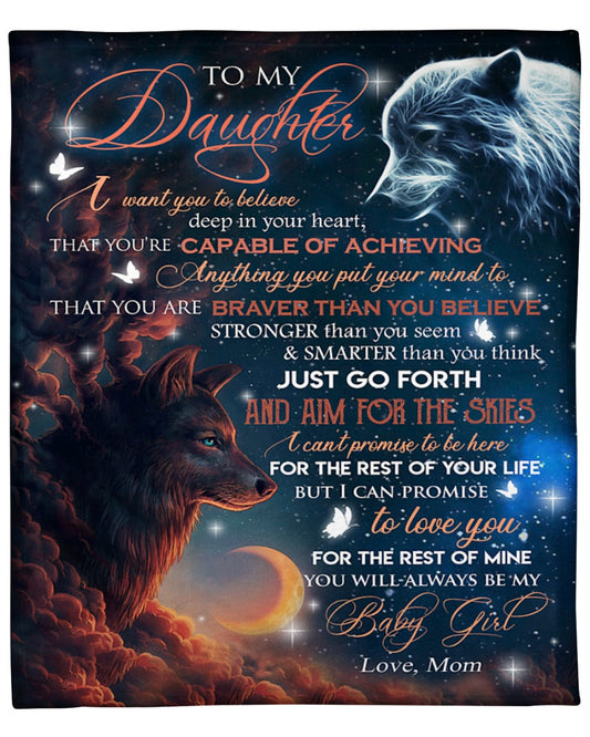 Special Gift For Your Daughter Blanket - From Mom