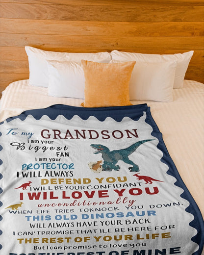 Special Gift For Your Grandson Blanket - From Grandma (SKUB10-154) FULL