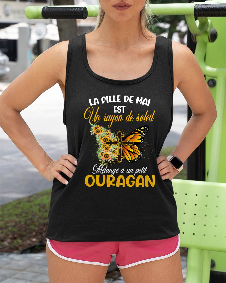 MAI SHIRT Un rayon de soleil Mélangé à un petit OURAGAN - SNOW05 (SKU2603-153-05)