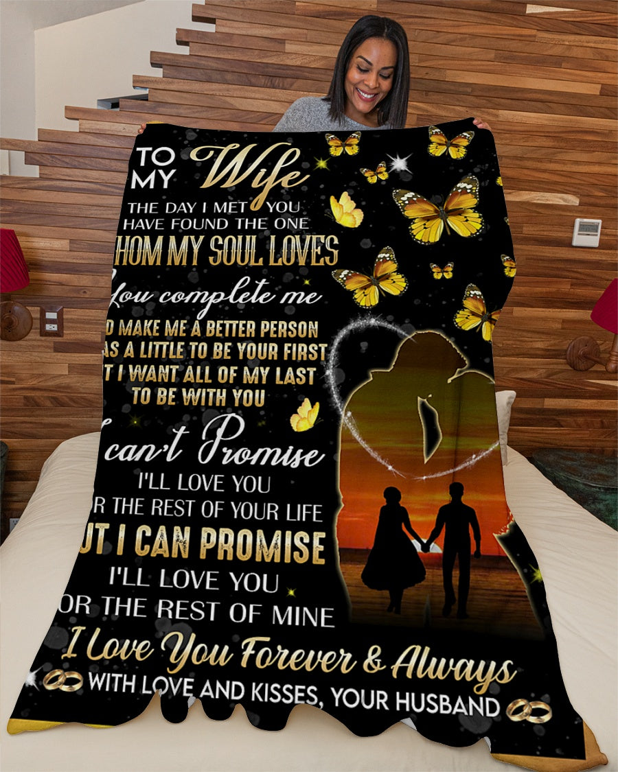 Special Gift For Your Wife Blanket - From Husband