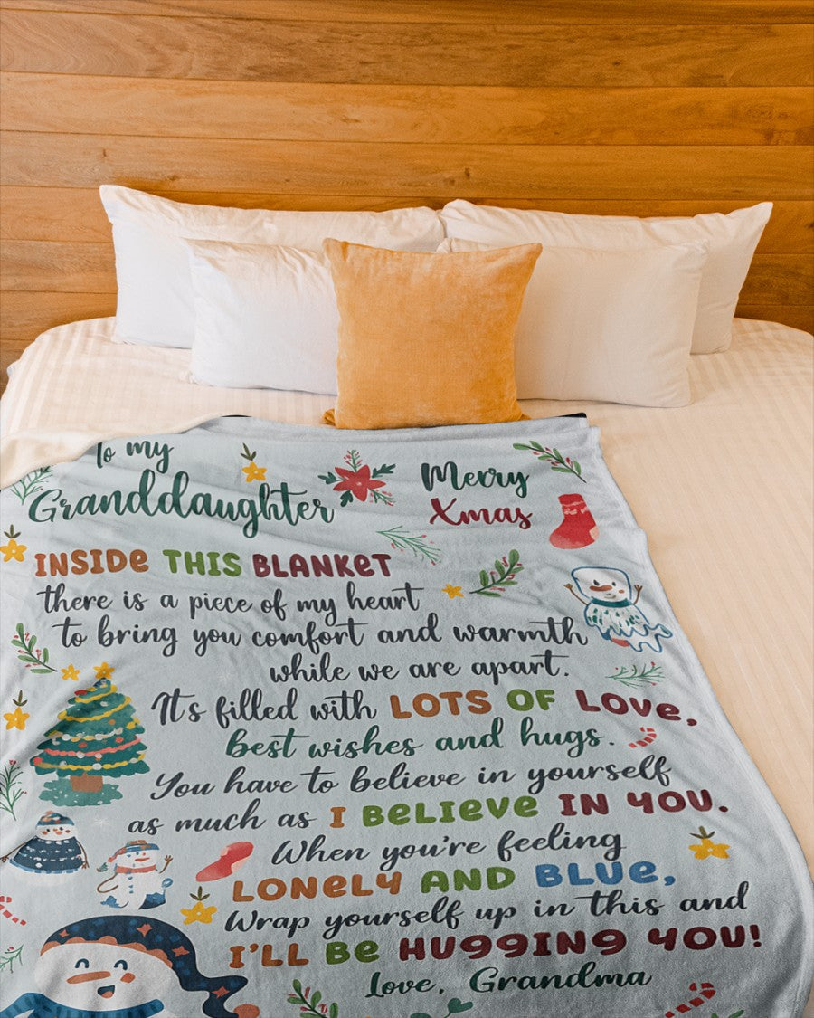Special Gift For Your Granddaughter Blanket - From Grandma (SKUB11-03) FULL