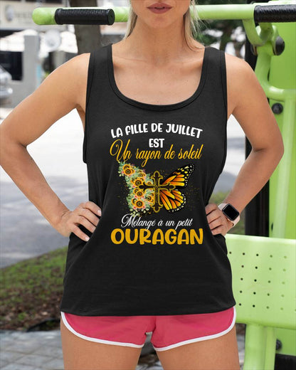 JUILLET SHIRT Un rayon de soleil Mélangé à un petit OURAGAN - SNOW07 (SKU2603-153-07)