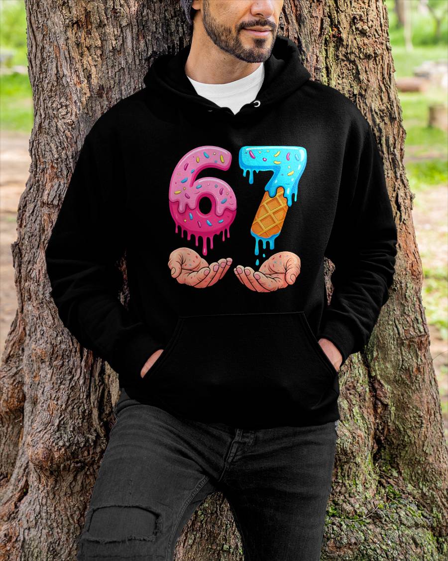 ICE CREAM 6 7 - UNISEX MEME T-SHIRT - SNOW00