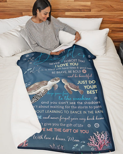Special Gift For Your Daughter Blanket - From Mom (SKUB09-104)