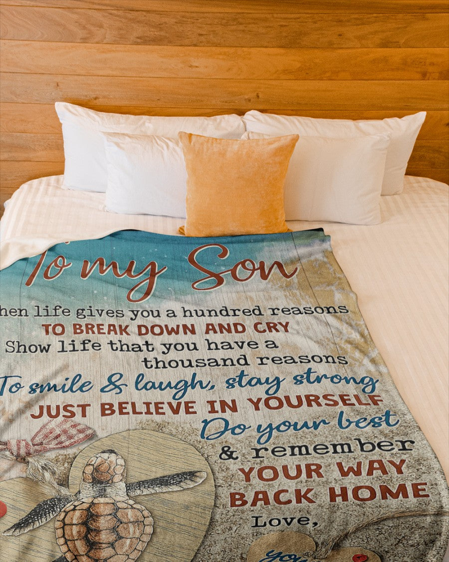 Special Gift For Your Son Blanket - From Dad