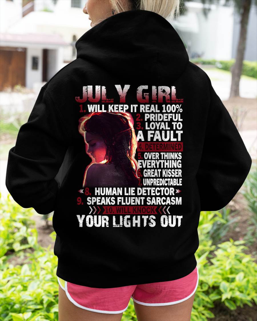 JULY, JULY GIRL WILL KNOCK YOUR LIGHTS OUT – SNOW FEMALE07 (SKU2602-52-07)