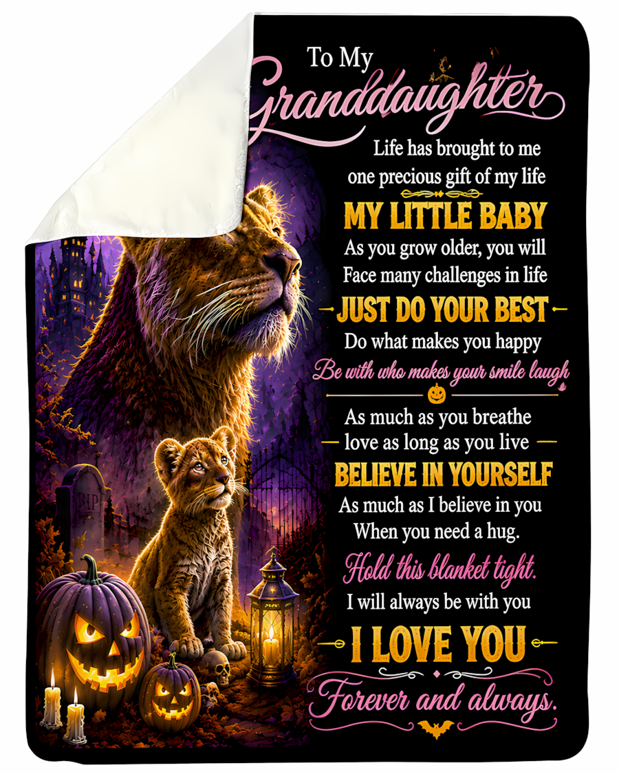 Special Gift For Your Granddaughter Blanket - From Grandma (SKU2608-476)