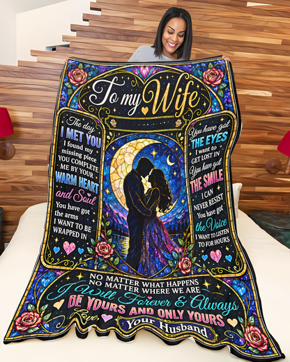 BLANKET FOR WIFE – COMFORT & WARMTH GIFT FROM HUSBAND- SNOW00 (SKU2609-189)