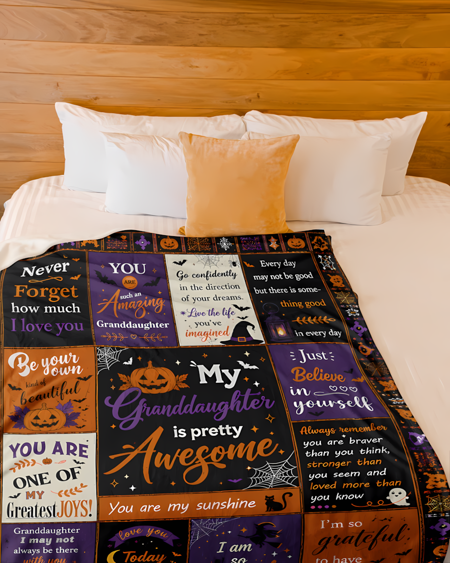 Special Gift For Your Granddaughter Blanket - From Grandma (SKU2607-264)