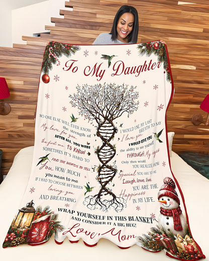 Special Gift For Your Daughter Blanket - From Mom (SKU2607-159)