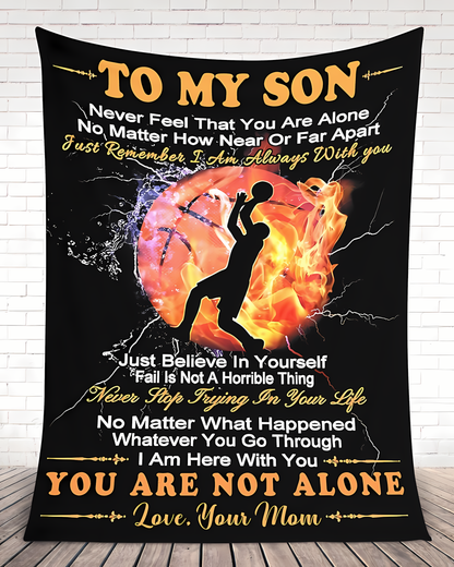 Special Gift For Your Son Blanket - From Mom (SKU2604-225)