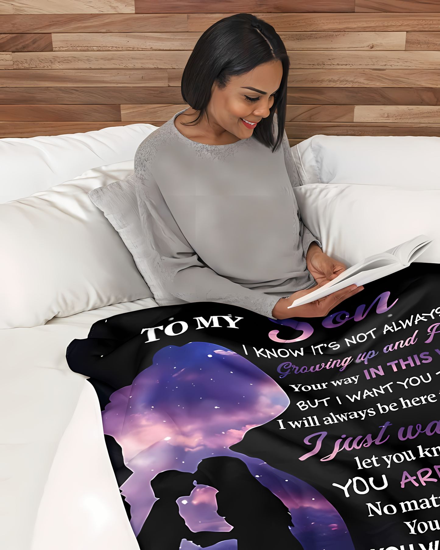 Special Gift For Your Son Blanket - From Mom (SKU2604-137)