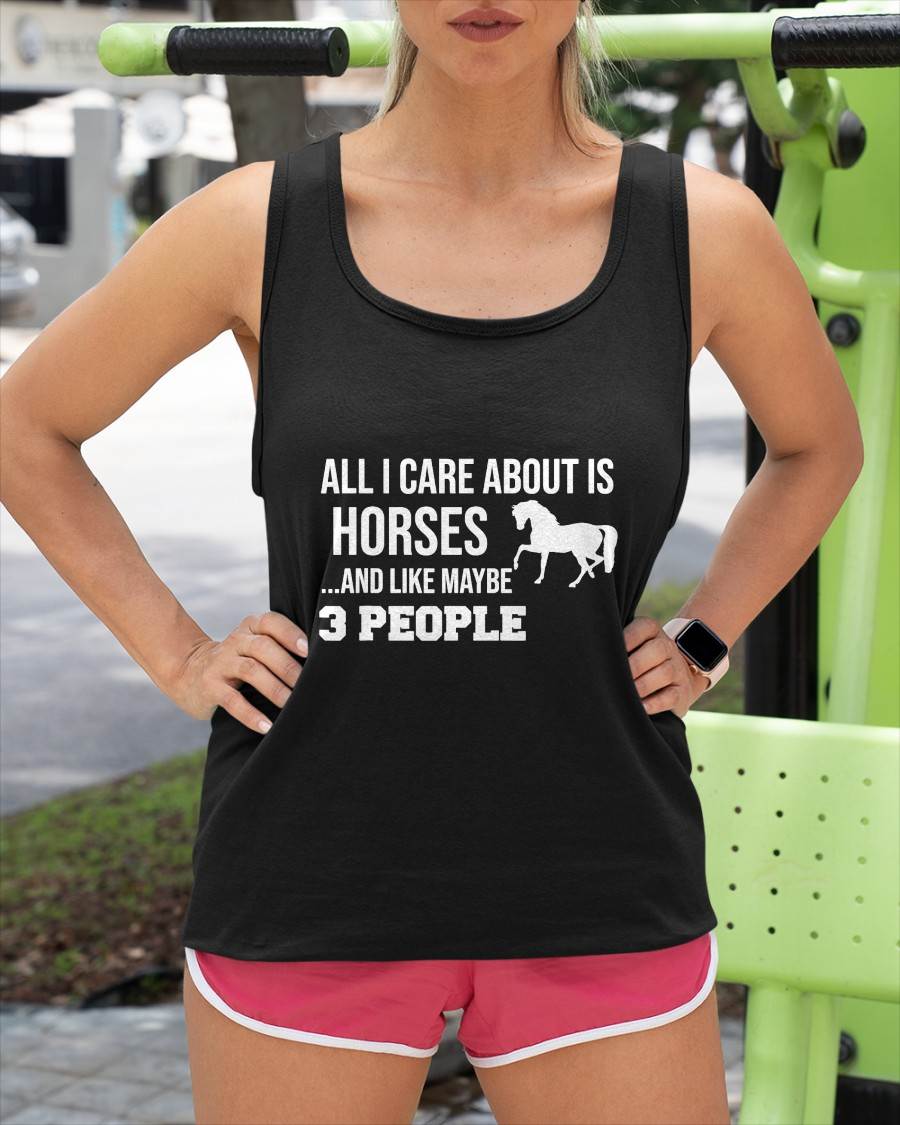 Funny Cute Horse Shirt Gift Men Women Teens T-Shirt