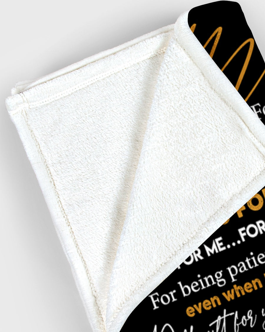 Special gift for your mom - blanket - from son