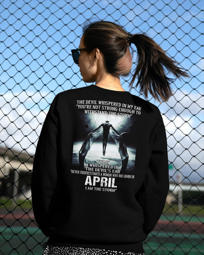 APRIL - NEVER UNDERESTIUNDER A WOMAN - I AM THE STORM-FMA-(SKU-CHAUU-04)