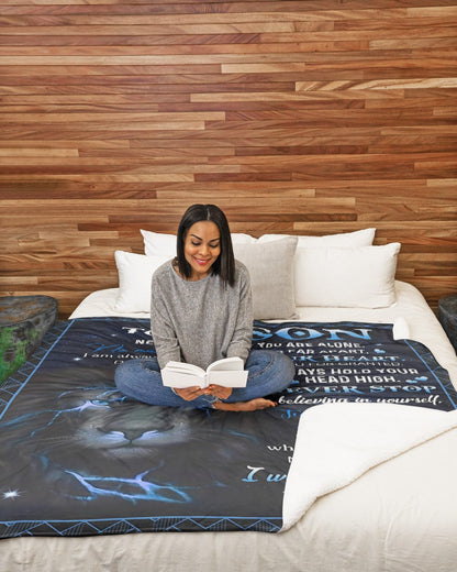 Special Gift For Your Son Blanket - From Mom (SKUB09-138)