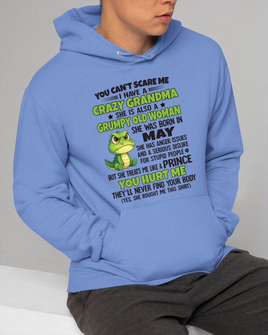 MAY - YOU CAN'T SCARE ME - FOR GRANDSON - GIFT FROM GRANDMA - snow05 (SKU09-85-05)