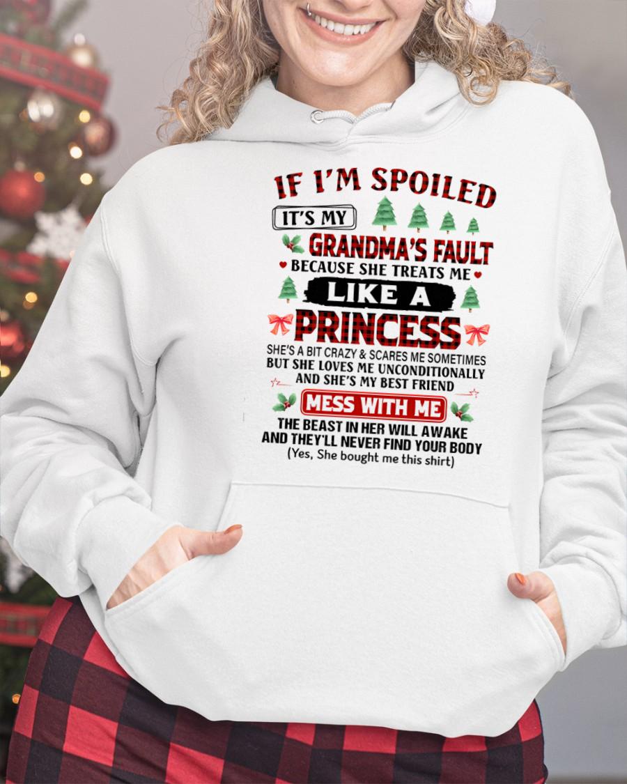 CHRISTMAX T-SHRIT FOR GRANDDAUGHTER - GIFT FROM GRANDMA - snow00