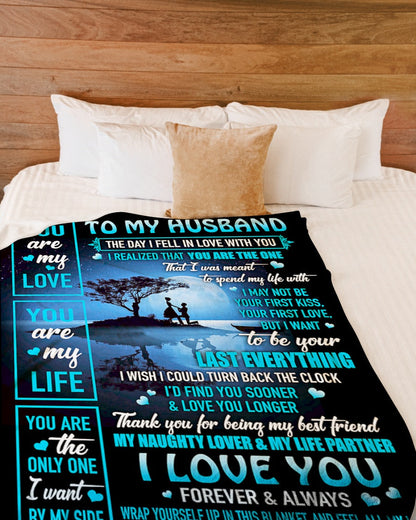 Gift for husband - from wife - blanket