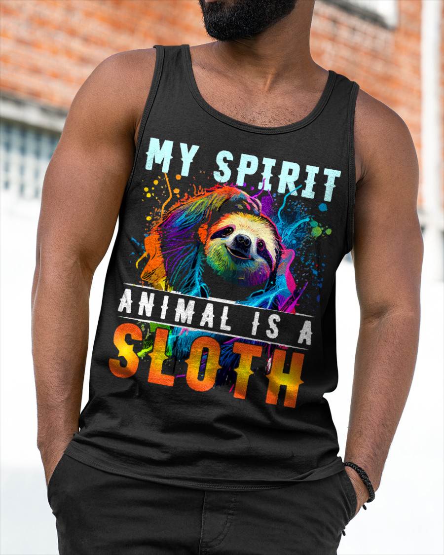 My Spirit Animal is A Sloth T-Shirt Funny Sloths T-Shirt