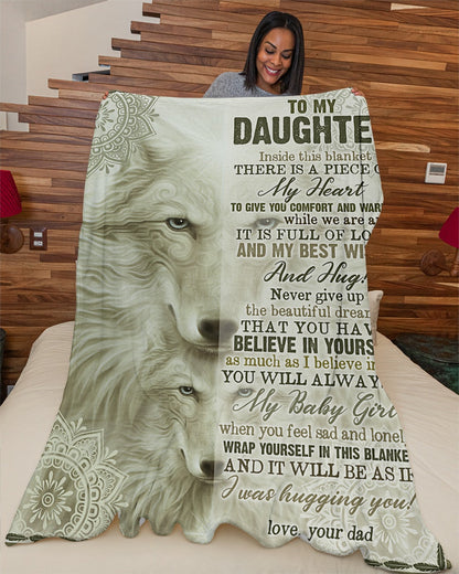 Special Gift For Your Daughter Blanket - From Dad (SKUNOEL-48)