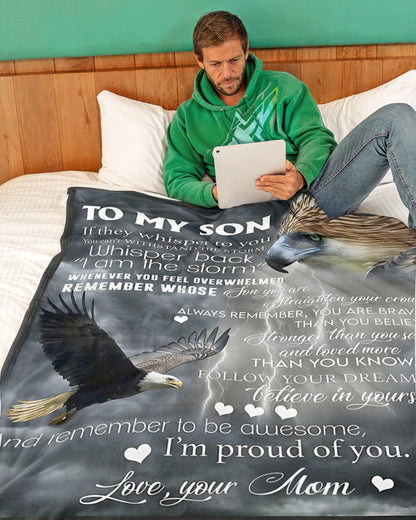 Special Gift for Your Son - From Mom Blanket (SKUB11-159)