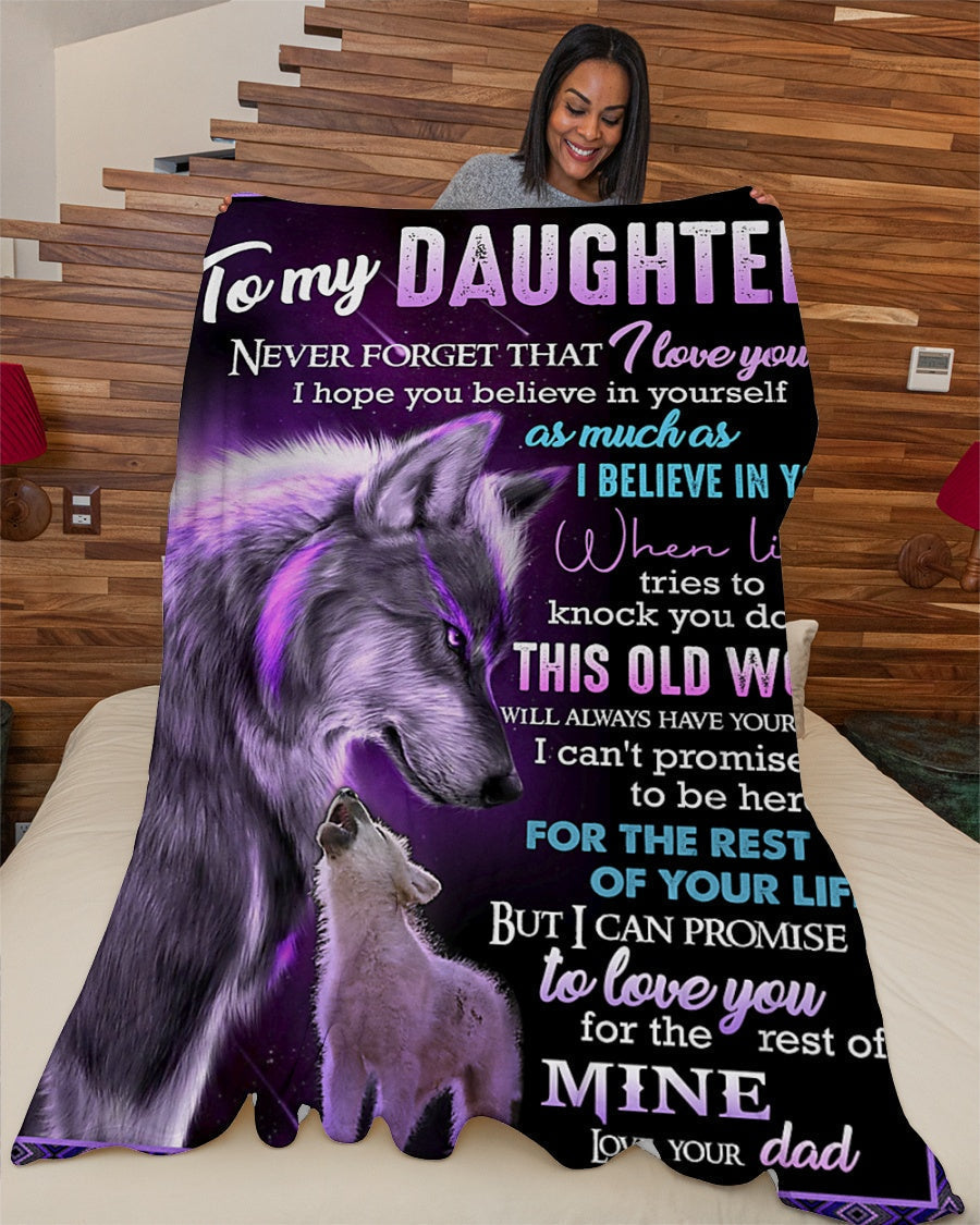 Special Gift For Your Daughter Blanket - From Dad