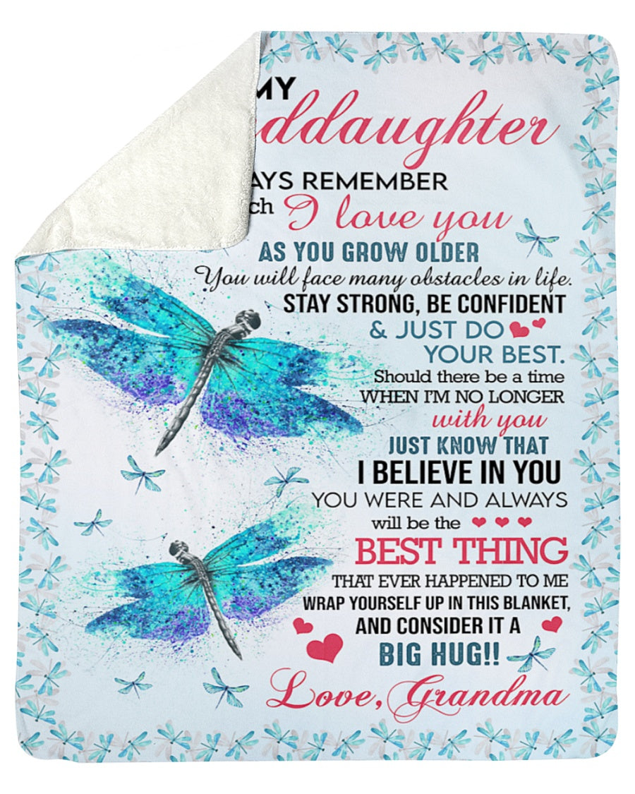 Special Gift For Your Granddaughter Blanket - From Grandma