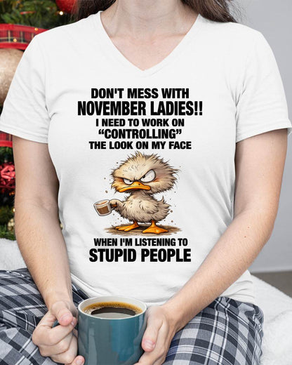 NOVEMBER SHIRT I NEED TO WORK ON CONTROLLING THE LOOK ON MY FACE - SNOW11 (SKU2605-170-11)