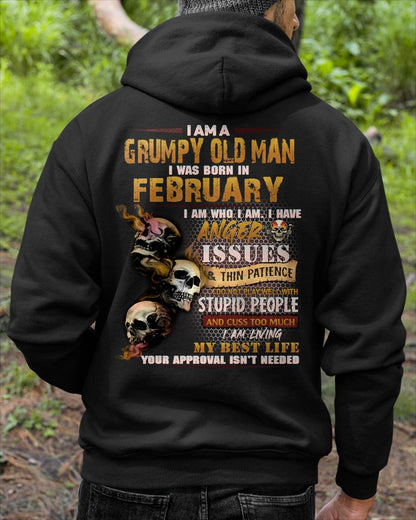 FEBRUARY, I AM A GRUMPY OLD MAN-SNOW MALE02 (SKU08-67-02)