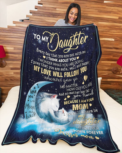 Special Gift For Your Daughter Blanket - From Mom (SKUB09-66)