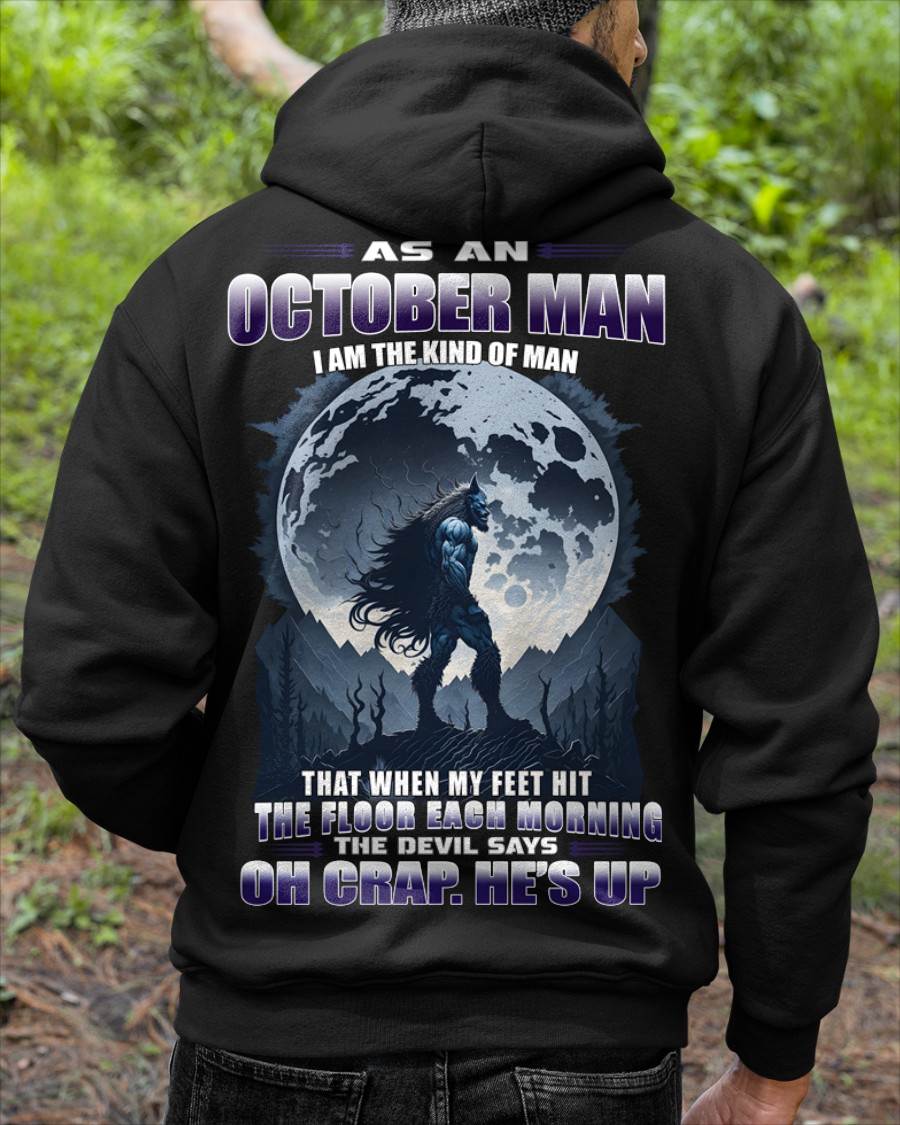 OCTOBER, THE DEVIL SAYS OH CRAP, HE’S UP-SNOW MALE10 (SKU26T-01-56-10)