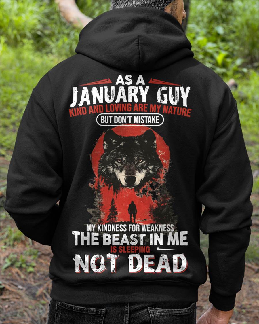 JANUARY, KIND AND LOVING ARE MY NATURE-SNOW MALE01 (SKU26T-01-17-01)