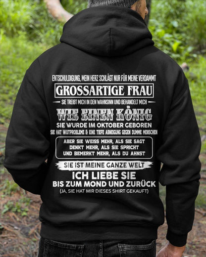 OKTOBER, ICH LIEBE SIE BIS ZUM MOND UND ZURÜCK - SNOW GER10 (SKU2605-302-10)
