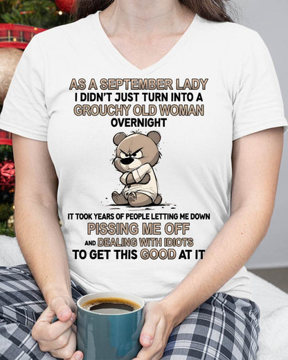 SEPTEMBER SHIRT, GROUCHY OLD WOMAN - SNOW09 (SKU2603-253-09)