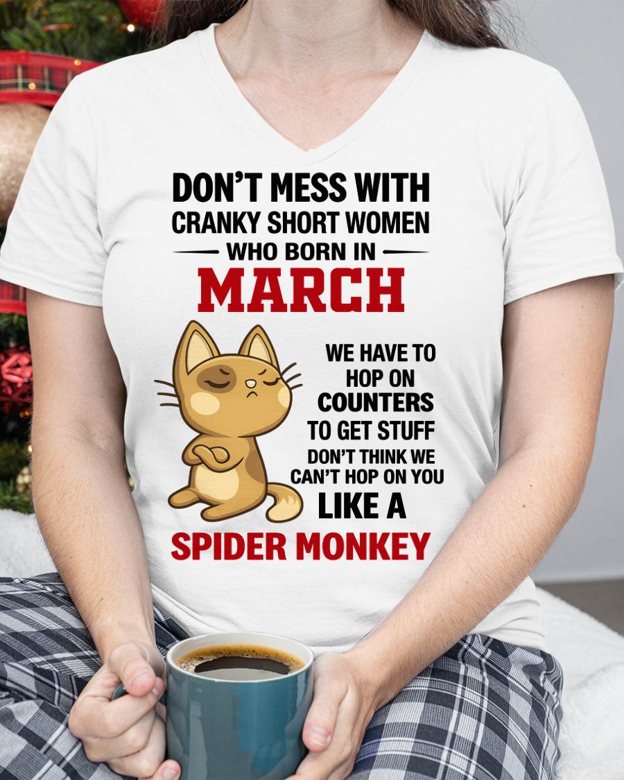 MARCH SHIRT, DON'T MESS WITH SHORT LADY - FMA SNOW03 (SKU2603-310-03)