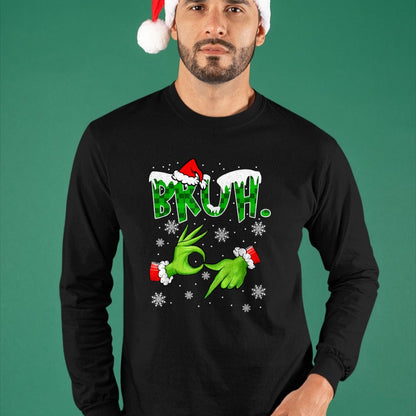 Bruh 67 Six Seven 6 7 Meme Christmas Funny Gen Alpha Slang T-Shirt  - Christmas Unisex T-Shirt/Hoodie/Sweatshirt - SNOW00