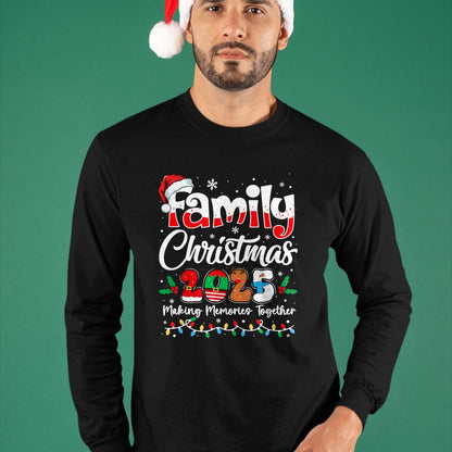 Family Christmas 2025 Matching Outfit Xmas Squad Santa T-Shirt - Christmas Unisex T-Shirt/Hoodie/Sweatshirt - SNOW00