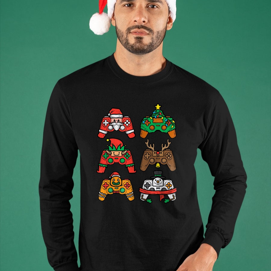 Christmas Gamer Controller Xmas Gaming T-Shirt - Christmas Unisex T-Shirt/Hoodie/Sweatshirt - SNOW00