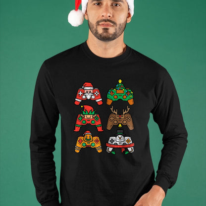 Christmas Gamer Controller Xmas Gaming T-Shirt - Christmas Unisex T-Shirt/Hoodie/Sweatshirt - SNOW00