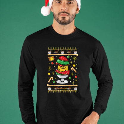 Gudetama Ugly Christmas Egg T-Shirt - Christmas Unisex T-Shirt/Hoodie/Sweatshirt - SNOW00