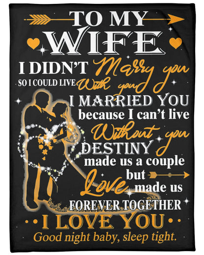 Special Gift For Your Wife Blanket - From Husband