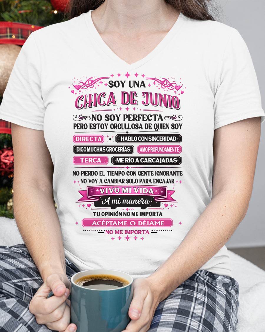 JUNE SHIRT, NO SOY PERFECTA - SNOW06 (SKU2603-362-06)