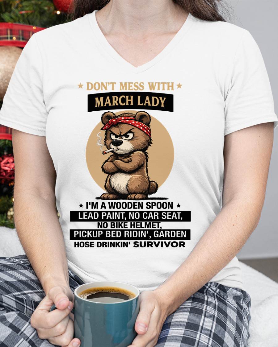 MARCH SHIRT, I'M A WOODEN SPOON, LEAD PAINT - SNOW03 (SKU2604-258-03)
