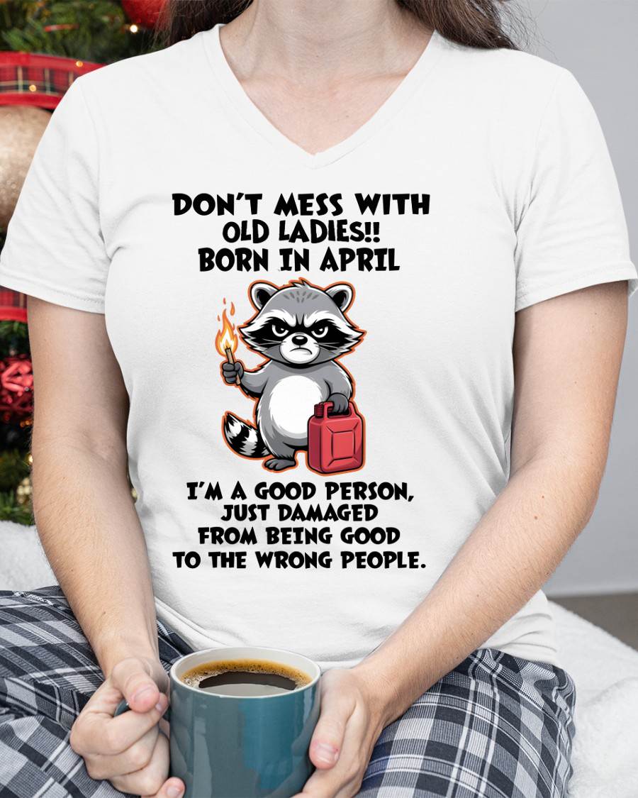 APRIL SHIRT, DAMAGED FROM BEING GOOD TO THE WRONG PEOPLE - SNOW04 (SKU2604-282-04)