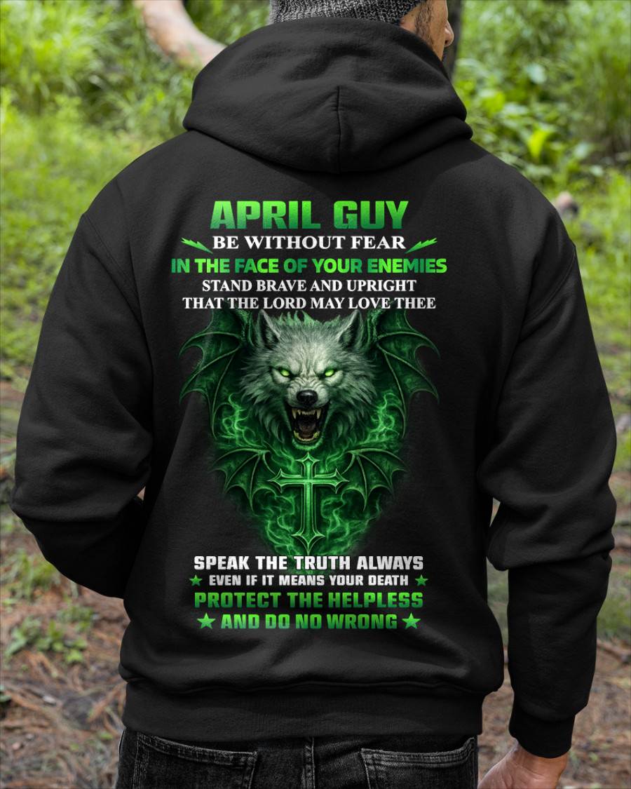 APRIL, STAND BRAVE AND UPRIGHT – SNOW MALE04 (SKU2602-105-04)