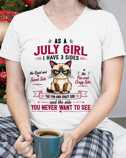 JULY SHIRT, I HAVE 3 SIDES - SNOW07 (SKU2605-101-07)