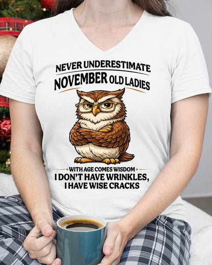 NOVEMBER SHIRT, With age comes wisdom - FMA SNOW11 (SKU2604-101-11)